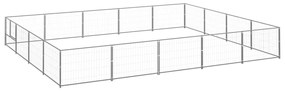 Gabbia Per Cani Argento 20 M² İn Acciaio /
