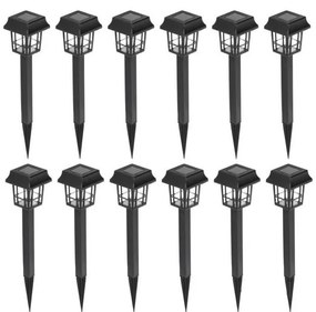SET 12x Lampada solare LED LED/0,06W/1,2V 1xAA 6500K IP44 100 mAh