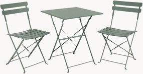 Set da giardino pieghevole in metallo Ponte 3 pz