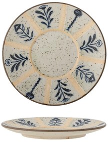 Piatto da dessert in gres azzurro e crema ø 16 cm Leonie - Bloomingville
