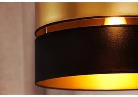 Brilagi - Lampadario a sospensione con filo ROYAL 1xE27/15W/230V diametro 40 cm nero/oro
