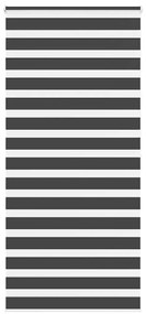 Tenda A Rullo Zebra Nero Larghezza Tessuto 100,9 Cm Poliestere /