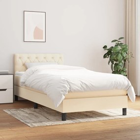 Giroletto A Molle Con Materasso Crema 80x200 Cm İntessuto /