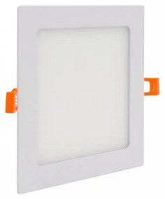 Pannello LED Quadrato 15W, 1.500lm, no Flickering, Foro Ø155x155mm, OSRAM LED Colore  Bianco Naturale 4.000K