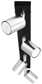 Faretto LED TUNE 4xGU10/4,8W/230V cromo opaco/nero