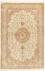 Ghom Tappeto persiano 240 x 160 Beige (Iran) Annodato A Mano