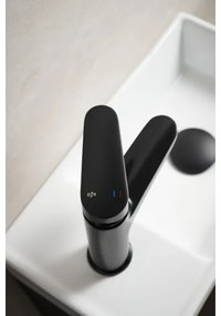 KFA Armatura 5552-815-81 - Rubinetto lavabo OTAVA 15 cm nero opaco