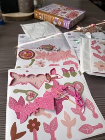 Fai da te - Set di gioielli con medaglioni e glitter