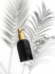 Dispenser per sapone nero opaco in poliresina 250 ml Altavalle – Wenko