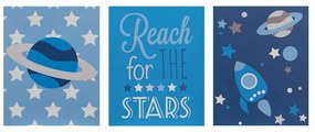 Quadri per bambini in set da 3 16x20 cm Reach for the Stars - Premier Housewares