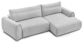 Divano angolare in grigio chiaro Aden – Bobochic Paris