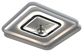 Ventilatore da soffitto ALTEA bianco, Ø 48.8 cm, dimmerabile, ARTE CONFORT IP20