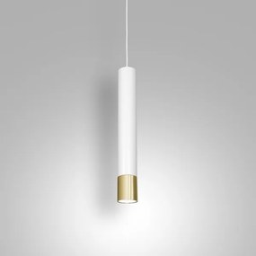 Lampadario su filo NEST 1xGU10/8W/230V bianco/dorato