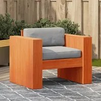 Divano da Giardino Marrone Cera 79x60x62 cm Legno Massello Pinocod mxl 113461