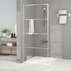 Parete Doccia Walk İn Argento 90x195 Cm Vetro Trasparente Esg /