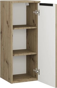 Pensile bagno sospeso 85 cm in rovere naturale | LAC-EFESTO-80 - KAMALU