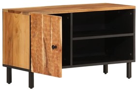 Mobile porta tv 80x33x46 cm in legno massello di acacia