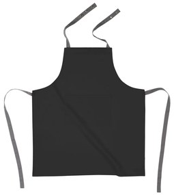 Grembiule da cucina in cotone nero - Tiseco Home Studio