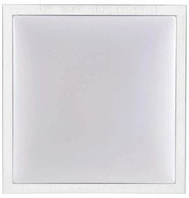 Plafoniera KAZIMIERZ 2xE27/20W/230V 29,5x29,5 cm argento