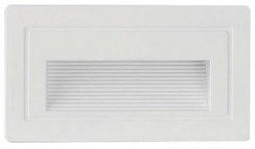 Illuminazione scale LED da esterno LED/3W/230V 3000K IP65 bianco