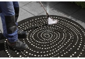 Tappeto nero per esterni , ø 140 cm Bali - NORTHRUGS