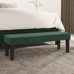 Panca Verde Scuro 100x30x30 Cm İn Velluto /