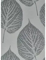 Harlequin Carta da parati Leaf - Slate/ Silver