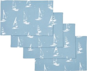 Tovagliette in set in cotone 4 pz 30x46 cm Salcombe Boats – Catherine Lansfield