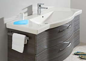 Mobile da bagno sotto lavabo PELIPAL Solitaire L 115 x H 49 x P 55 cm 2 cassetti, lavabo non incluso