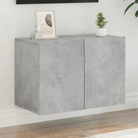 Mobile Tv A Parete Grigio Cemento 60x30x41 Cm /