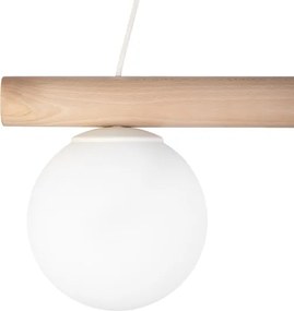 Lampadario a cavo WOODSTOCK 2xE27/15W/230V legno/crema
