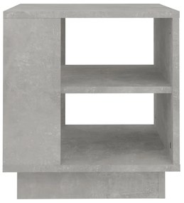Tavolino salotto grigio cemento 40x40x43 cm legno multistrato