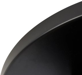 Faretto industriale nero con ottone 3 luci - Haicha