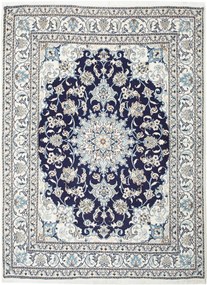 Nain Tappeto 200x150 Blu (Iran) Annodato A Mano