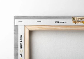 Quadro su tela – Bicicletta piena di rose in bianco e nero