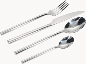 Set di 24 posate lucide in acciaio inossidabile Sane, 6 persone
