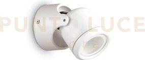 Xeno applique da esterno ip44 d.9cm bianco 1 luce attacco gu10