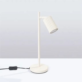 Sollux SL.1605 - Lampada da tavolo KARBON 1xGU10/10W/230V color crema