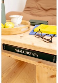 Tavolino da salotto di colore naturale in pino massiccio 45x68 cm Japan – Karup Design