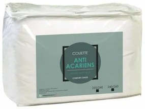 Piumino Letto Bianco Antitarme 400 g /m² 220 x 240 cm