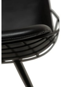 Sedia da pranzo in similpelle nera Sway - DAN-FORM Denmark