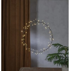 Decorazione luminosa nera con motivo natalizio ø 30 cm Nike - Star Trading