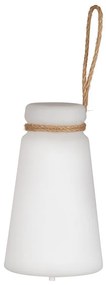 Lampada da tavolo LED bianco-marrone (altezza 20 cm) Bruno - Fischer &amp; Honsel
