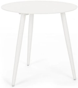 Tavolino da giardino rotondo in alluminio ø 50 cm Ridley – Bizzotto