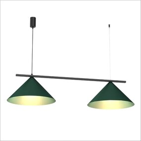 Lampadario a sospensione CAPITAL 2xGX53/15W/230V verde