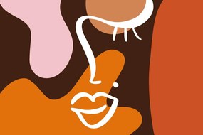 Carta da parati – Lineamenti femminili alla moda