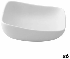 Ciotola Ariane Vital Quadrato Ceramica Bianco (Ø 21 cm) (6 Unità)