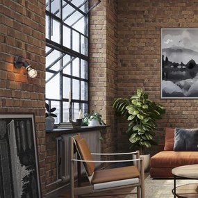 Rabalux 71065 - Applique FRAN 1xE27/40W/230V diametro 12 cm nero