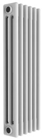 Radiatore acqua calda Comby in acciaio 3 colonne, 6 elementi, interasse 935 mm, bianco