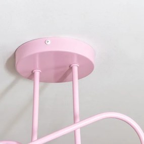 Plafoniera OXFORD 2xE27/15W/230V rosa